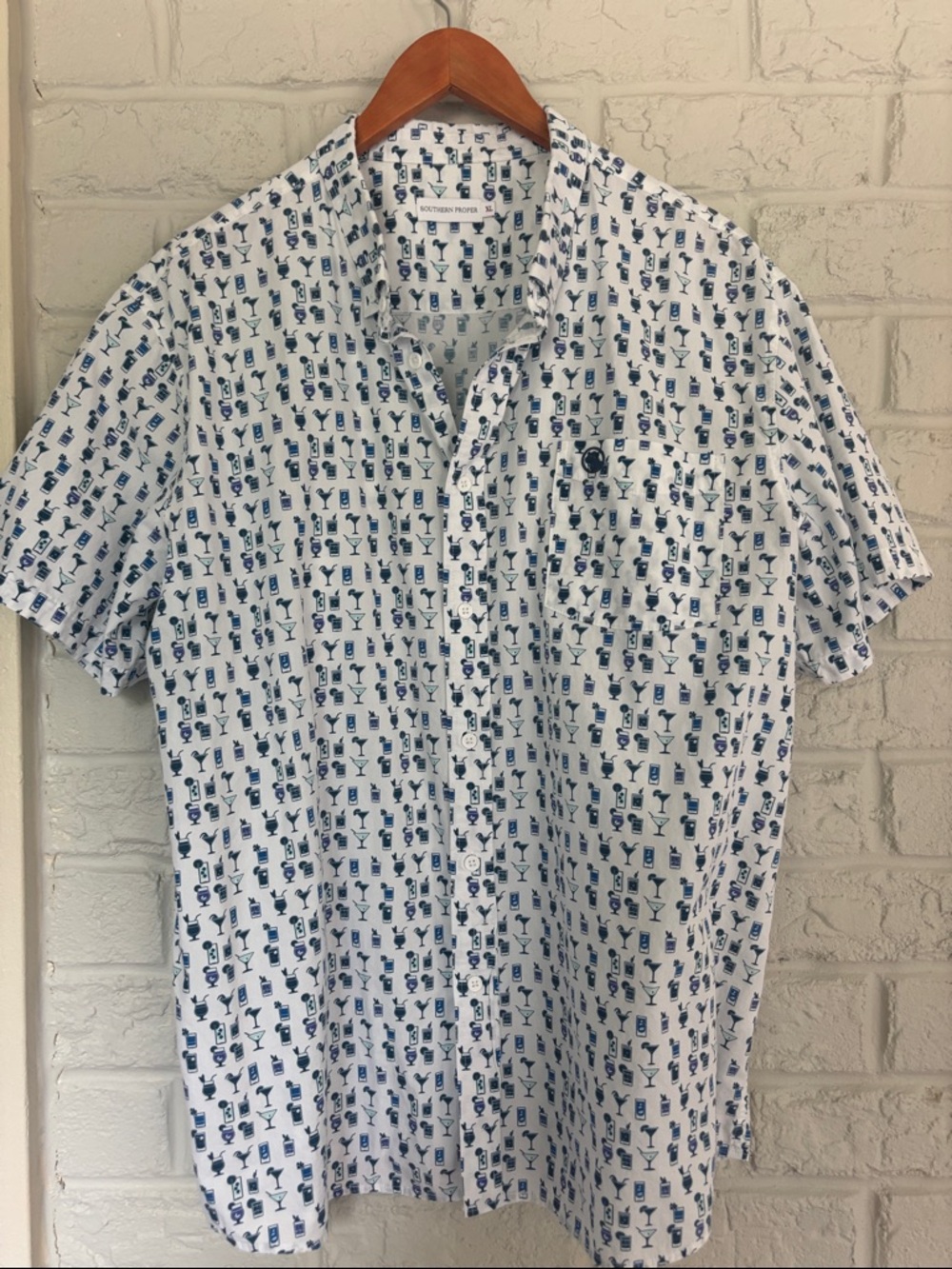 Southern Proper Casual Button Down Shirt Size XL